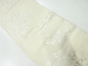 アンティーク　華紋に鳳凰模様織出し袋帯（材料）